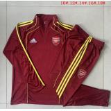 Chándal Arsenal 2025/26(Retro Red Half Zipper) - NIÑOS
